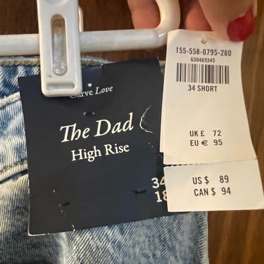 AF DAD CURVE LOVE JEAN